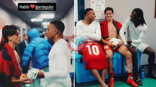 Fransa Milli Takımı, Mbappe ve Camavinga'nın Arda Güler ile Sohbetini Paylaştı