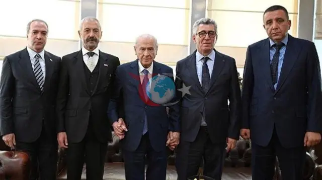 MHP Genel Başkanı Devlet Bahçeli Sarallar ve Şahinler Aileleriyle Bir Araya Geldi