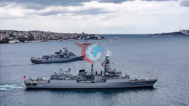 Preveze Deniz Zaferi'nin 488. Yıl Dönümünde İstanbul Boğazı'nda Askeri Geçiş Yapıldı