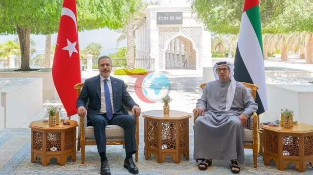 Dışişleri Bakanı Hakan Fidan BAE'de Devlet Başkanı Al Nahyan ile Görüştü