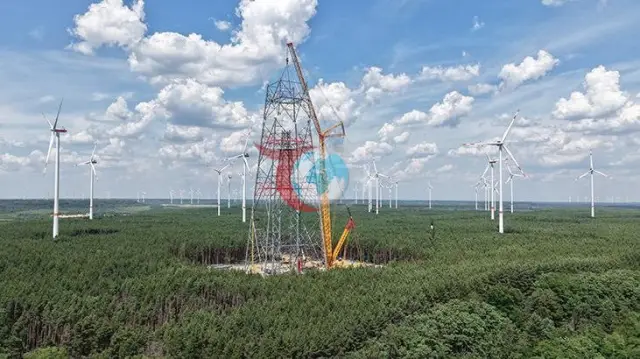 Almanya'da İnşa Edilen Dünyanın En Yüksek Rüzgar Türbini 7 Bin 500 Haneye Elektrik Sağlayacak