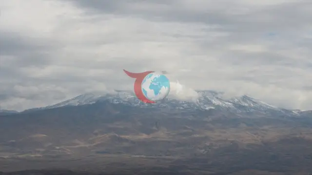 Ağrı Dağı'na Mevsimin İlk Karı Yağdı