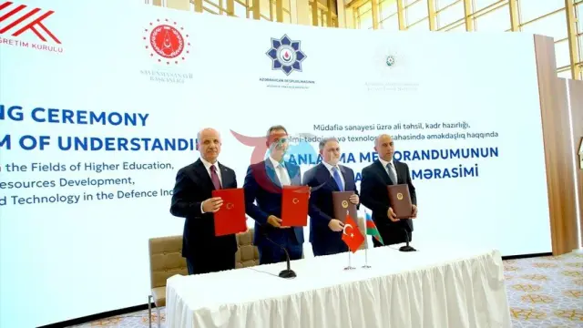 Türkiye ve Azerbaycan Arasında Savunma Sanayisinde Eğitim ve Teknoloji İşbirliği Anlaşması İmzalandı