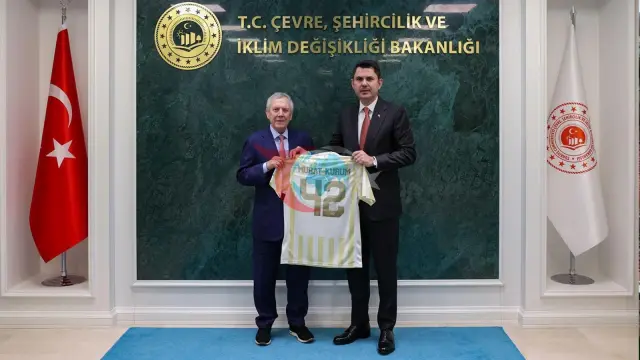 Bakan Murat Kurum, Fenerbahçe Kulübü Başkanı Aziz Yıldırım ile Görüştü
