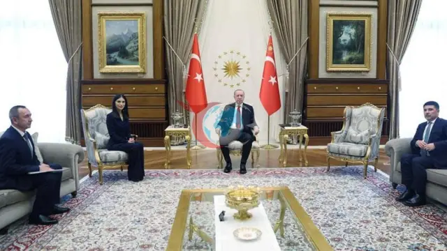 Cumhurbaşkanı Erdoğan, Özbekistan Cumhurbaşkanlığı İdaresi Başkanı Saida Mirziyoyeva'yı Kabul Etti