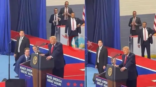 Donald Trump'ın Alaska mitinginde Gizli Servis'in müdahalesi tartışma yarattı