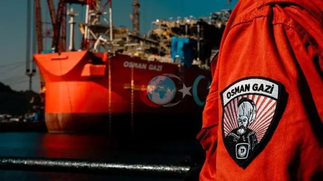 Osman Gazi Yüzer Üretim Platformu Sakarya Gaz Sahası'ndaki görevine uğurlandı
