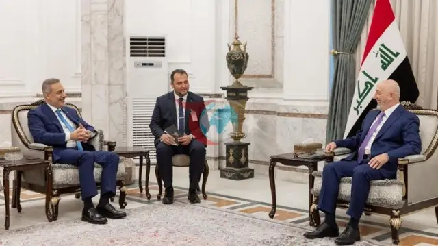 Xarici işlər naziri Hakan Fidan Bağdadda İraq prezidenti Amedi ilə görüşüb