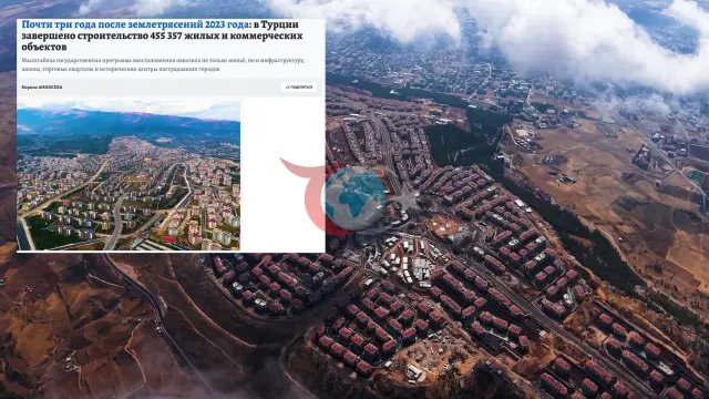 Rus Basını Türkiye'nin Deprem Konutları İnşa Sürecini Gündeme Taşıdı