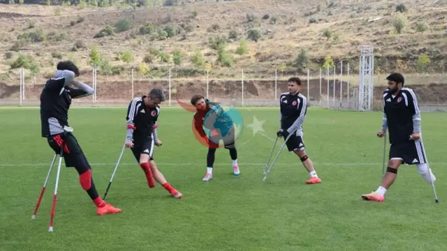 Türkiye Ampute Milli Takımı Dünya Kupası hazırlıklarını Erciyes'te sürdürüyor