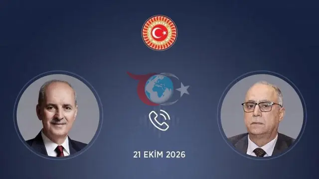 Türkiyə Böyük Millət Məclisinin sədri Kurtulmuş Liviya Nümayəndələr Palatasının sədri Saad ilə görüşüb