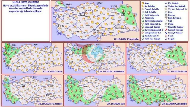 Meteoroloji Genel Müdürlüğü'nden İstanbul ve Ege Bölgesi için yağış uyarısı