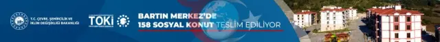 Бартын орталығында TOKİ салған 158 әлеуметтік тұрғын үй тапсырылуда