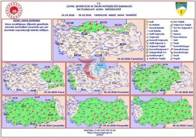 Meteoroloji'den İstanbul ve Marmara Bölgesi için sağanak yağış uyarısı