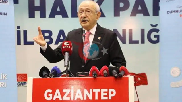 CHP başlygy Kemal Kılyçdaroğlu Gaziantepde söwdagärler we işewür dünýäsi bilen duşuşdy