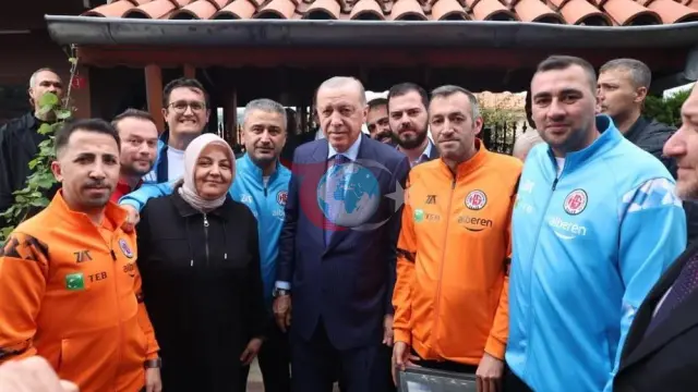 Cumhurbaşkanı Erdoğan, İstanbul Kastamonuspor Kulübü yöneticilerini kabul etti
