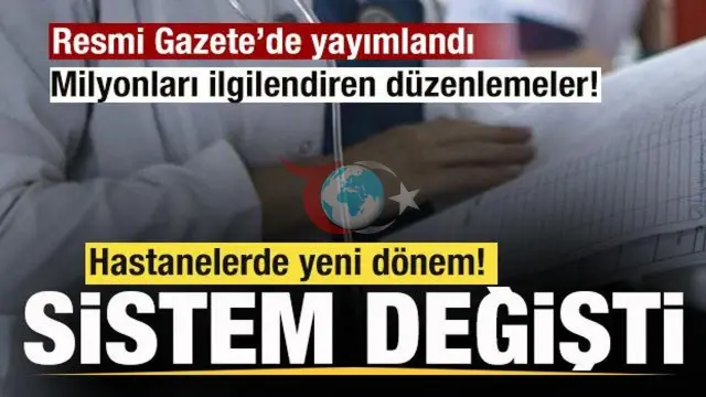 Resmi Gazete'de yayımlandı: Hastanelerde bilgilendirilmiş rıza formu artık elektronik ortamda alınacak
