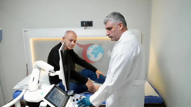 Diyabet hastası Ergün Güneş'in bacak damarları karbondioksit anjiyografi ile açıldı