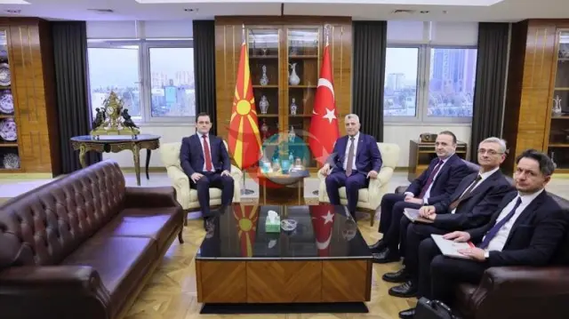 Ticarət naziri Ömər Bolat Şimali Makedoniya naziri Zülfikar Zeynula ilə görüşüb