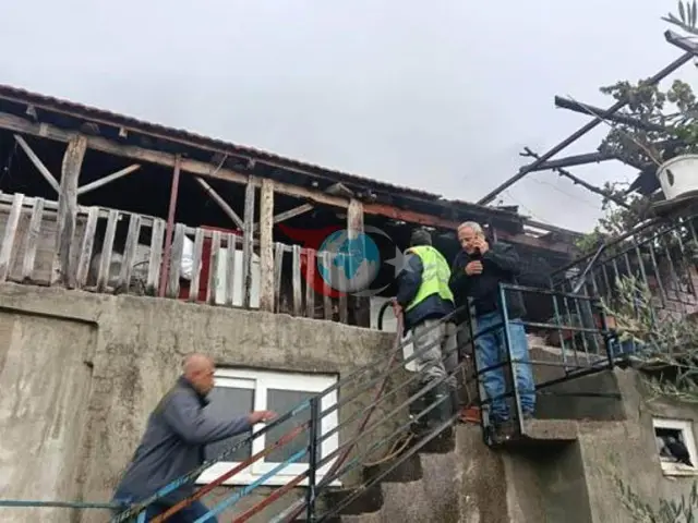 Antalya Serik'te şömineye benzinle müdahale eden kişi yaralandı