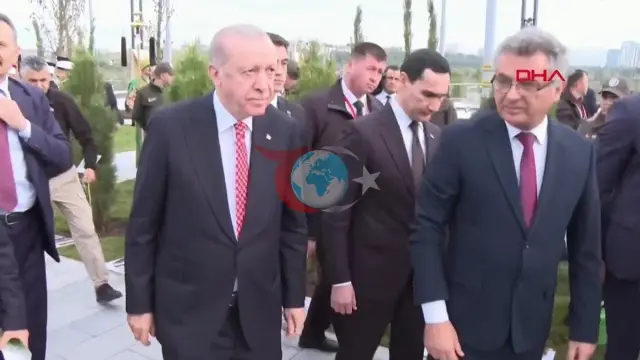 Prezident Erdogan, Türkiýe döwletleriniň siwilizasiýa seýilgähiniň nahallaryny oturtmak dabarasyna gatnaşdy