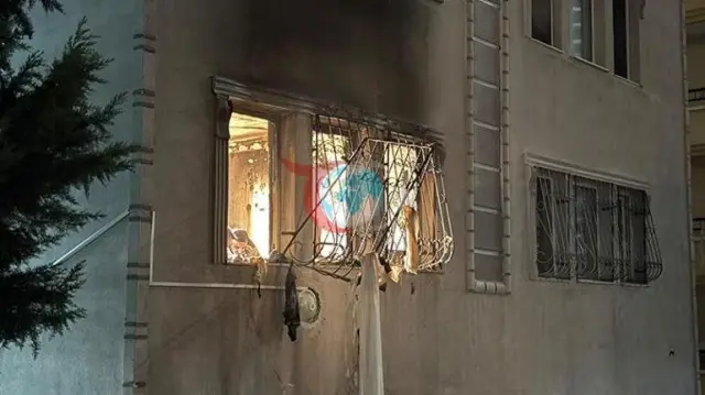 Ankara Çankaya'da bir dairede doğalgaz kaynaklı patlama ve yangın meydana geldi
