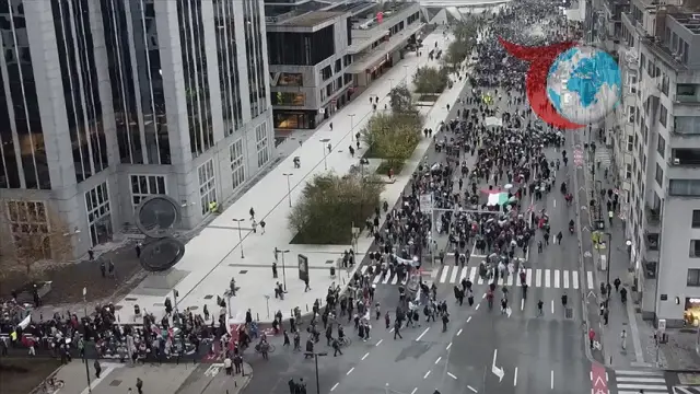 Brüksel'de AB-İsrail Anlaşmasına Karşı Gösteri: Talepler ve Beklentiler