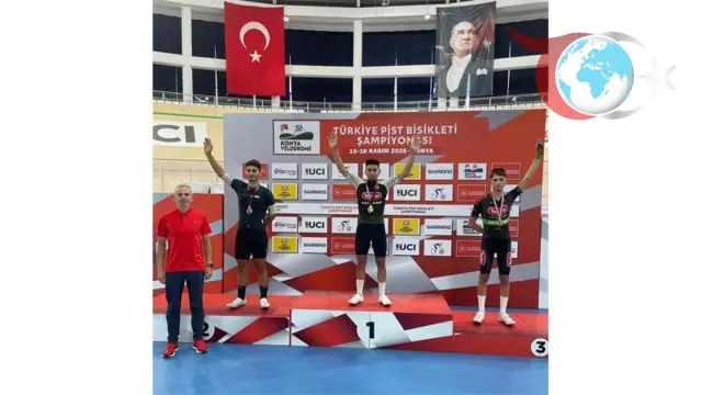 Torku Şeker Spor Konya Veledromu'nda Gövde Gösterisi Yaptı