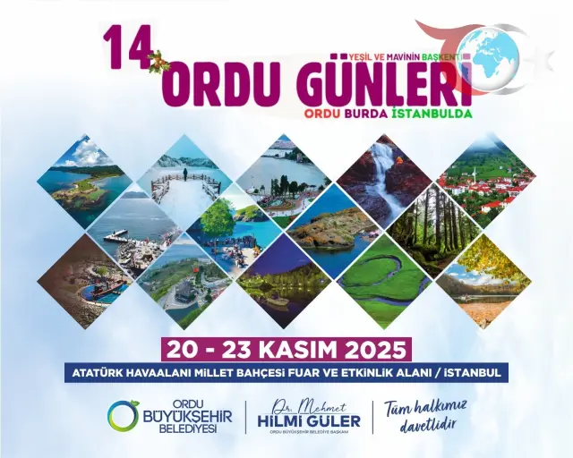 Ordu'nun Renkli Kültür Günleri İstanbul'da Başlıyor