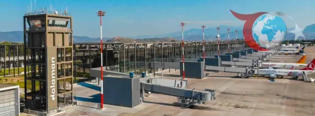 Dalaman Havalimanı Yolcu ve Uçuş Trafiğiyle Rekor Kırıyor