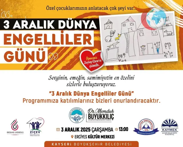 Kayseri'de Engelliler İçin Anlamlı Etkinlik