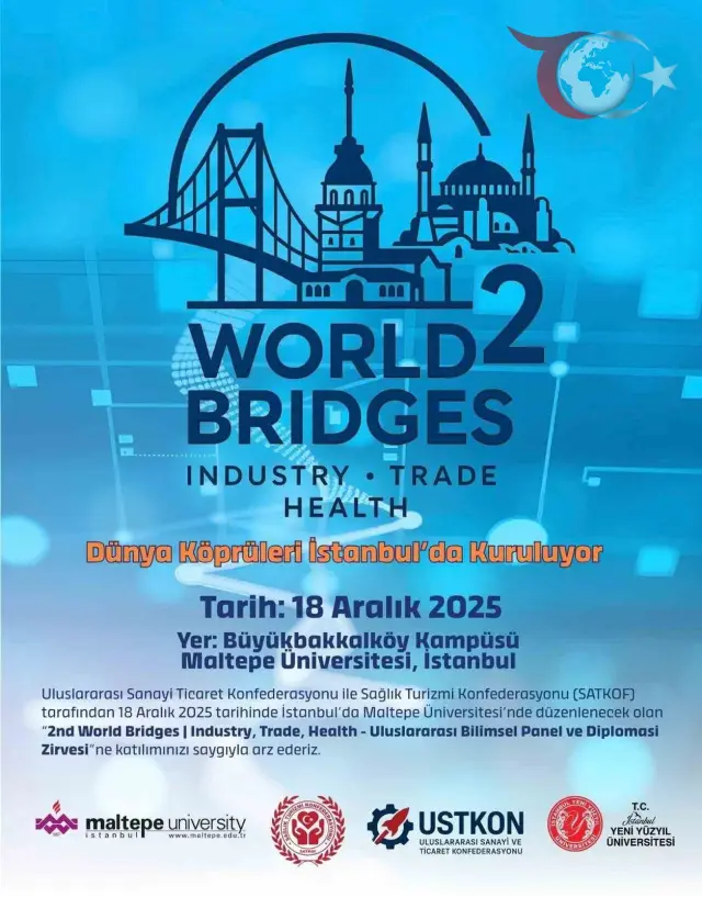 İstanbul'da Küresel Sağlık ve Diplomasi Buluşması: 2nd World Bridges Zirvesi