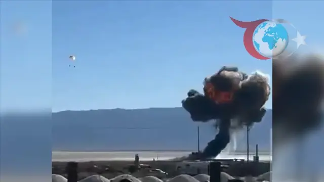 Thunderbirds Ekibine Ait F-16C Savaş Uçağı San Bernardino'da Düştü