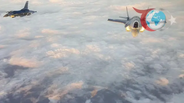 ABD Hava Kuvvetleri'ne Ait F-16C Savaş Uçağı Eğitim Görevi Sırasında Düştü