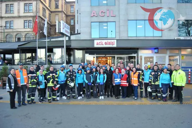 Trabzon'da Koordineli Yangın Tatbikatı: İmperial Hastanesi'nden Başarıyla Tamamlanan Uygulama