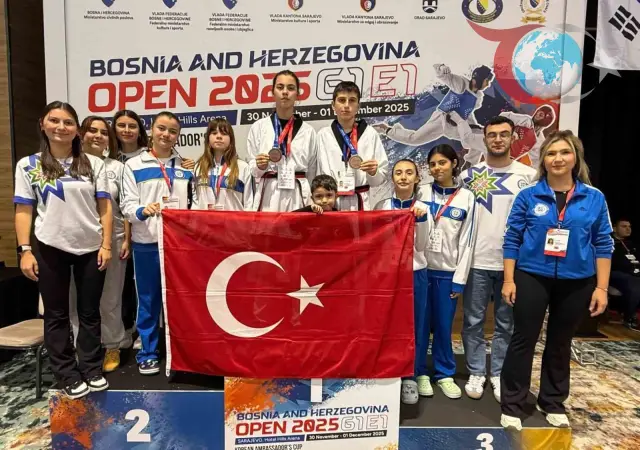 Saraybosna'daki Taekwondo Turnuvasında Muğla'nın Büyük Başarısı