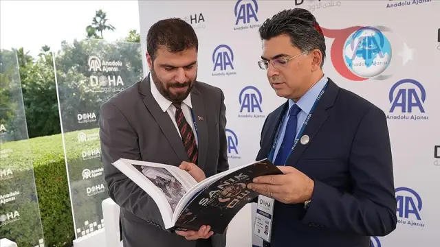 Doha Forumu'nda Gazze'deki Suçların Belgelenmesi: AA'nın Üç Kitaplık Serisi