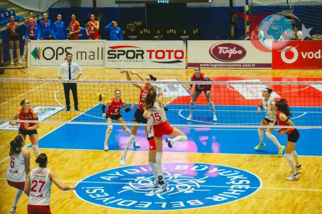 Aras Kargo SK, Aydın Belediyespor'u Deplasmanda Mağlup Etti