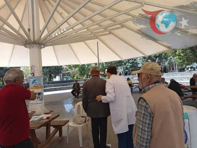 Ankara Beypazarı İlçesinde Sağlık Kampanyasına Yoğun İlgi
