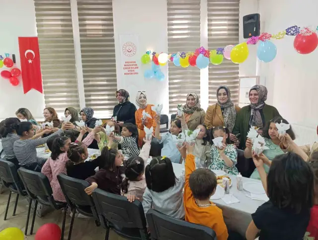 Anneler ve Çocuklar Eğlenceli Bir Gün Geçirdi