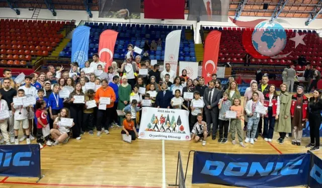 Kütahya'da Aile Yılı Oryantiring Yarışması Gerçekleştirildi