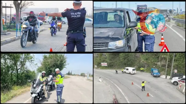 İlginç bir Haber: Trafik Denetimlerinde Kask Takmayanlara İşlem Yağdı