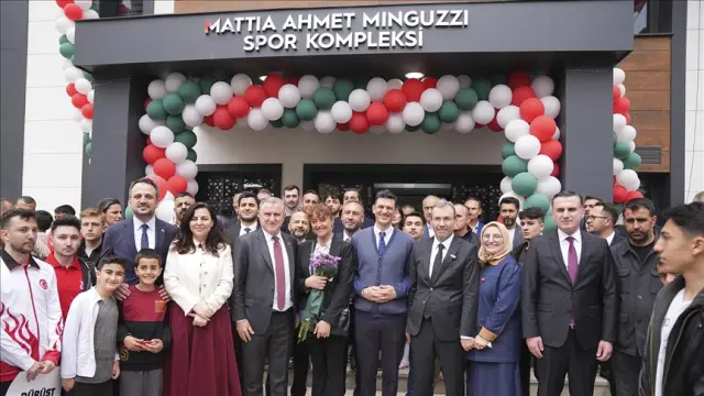 İstanbul Pendik Belediyesi'nden Mattia Ahmet Minguzzi için Spor Kompleksi Açıldı