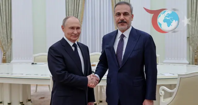 Rusya'da Dışişleri Bakanı Hakan Fidan Putin ile Görüştü
