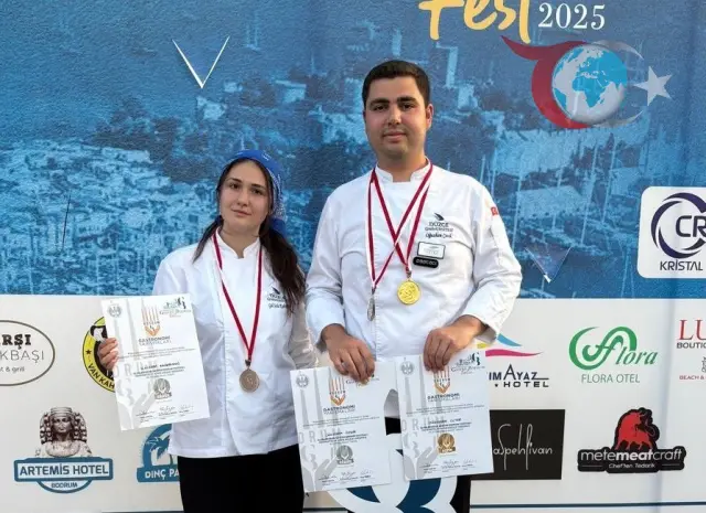 Düzce Üniversitesi Gastronomi Öğrencilerinden Büyük Başarı