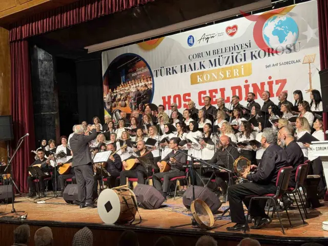 Çorum Belediyesi'nden Unutulmaz Türk Halk Müziği Gecesi