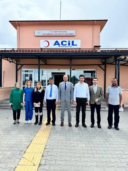 Afyonkarahisar İl Sağlık Müdürlüğü Yöneticilerinden Sultandağı İlçe Devlet Hastanesi Ziyareti
