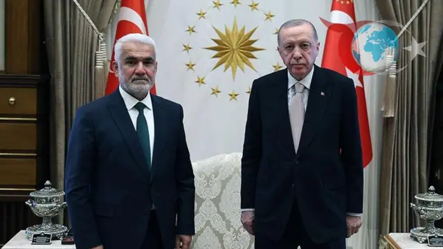 Erdoğan, HÜDA PAR Lideri Yapıcıoğlu'nu Cumhurbaşkanlığı Külliyesi'nde Ağırladı