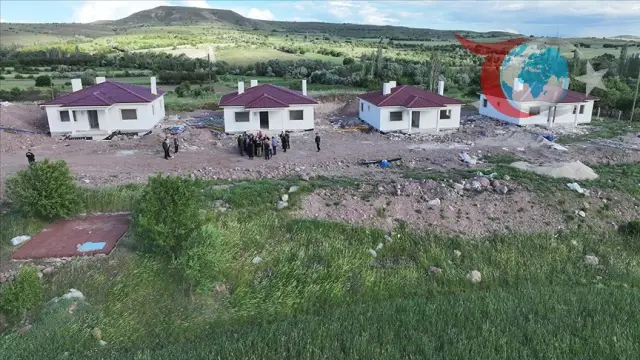 Malatya'da Deprem Konutlarının İnşası Hız Kesmeden Devam Ediyor