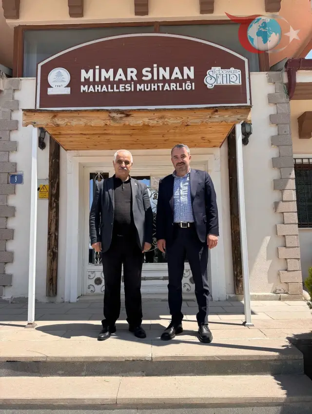 Pursaklar Belediye Başkanı Muhtarlarla Bayramlaştı
